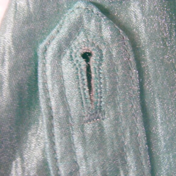 Ladies Size 1X Blue-green Coat Jacket Windbreaker by Unear - Picture 11 of 11